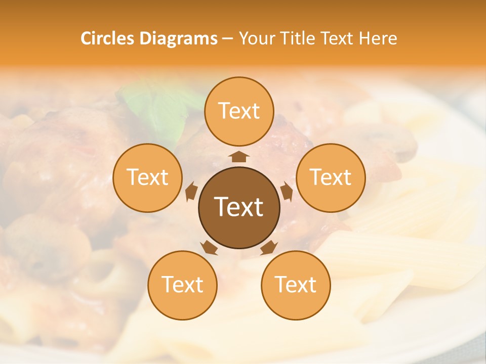 Pasta Restaurant Nobody PowerPoint Template