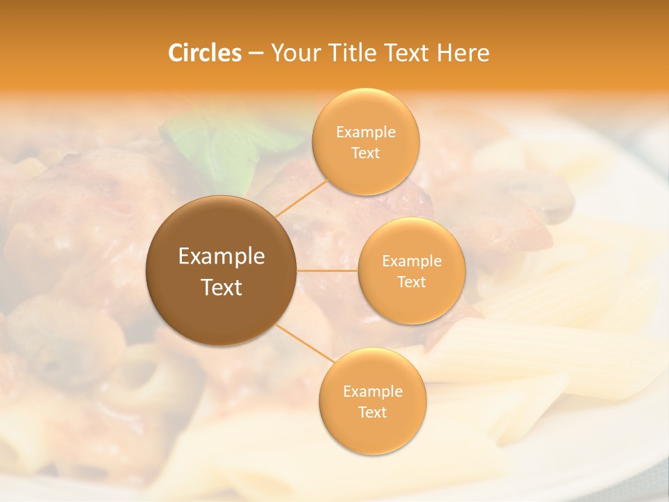 Pasta Restaurant Nobody PowerPoint Template