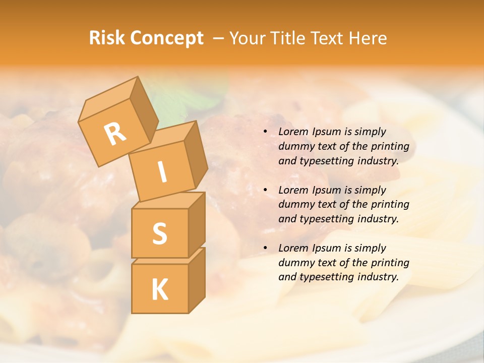 Pasta Restaurant Nobody PowerPoint Template