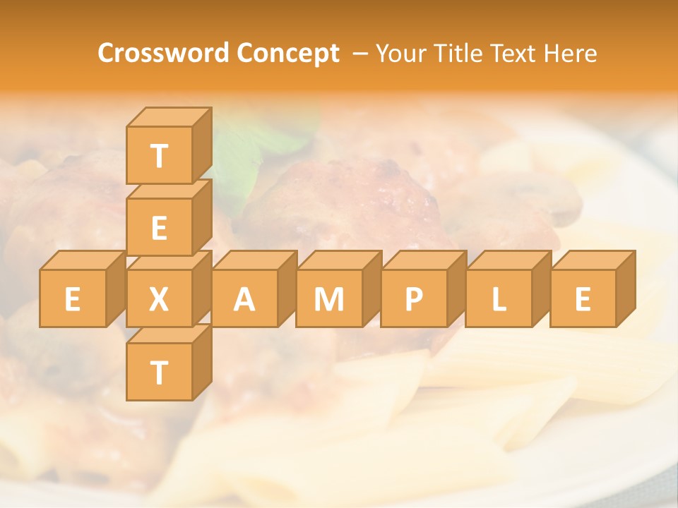 Pasta Restaurant Nobody PowerPoint Template