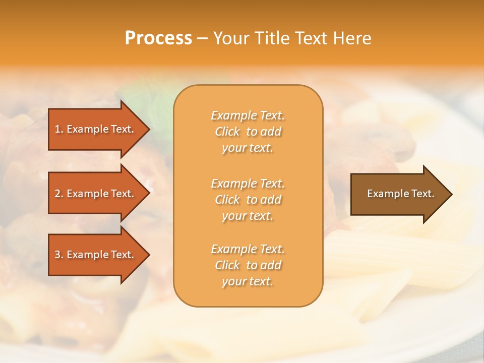 Pasta Restaurant Nobody PowerPoint Template