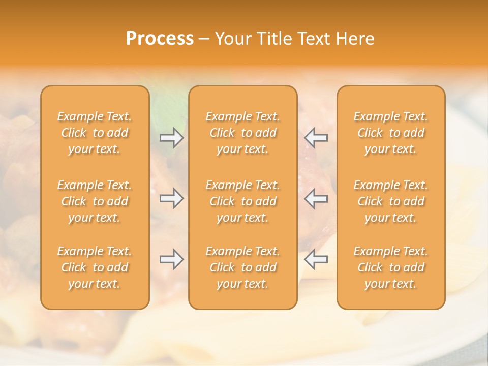 Pasta Restaurant Nobody PowerPoint Template