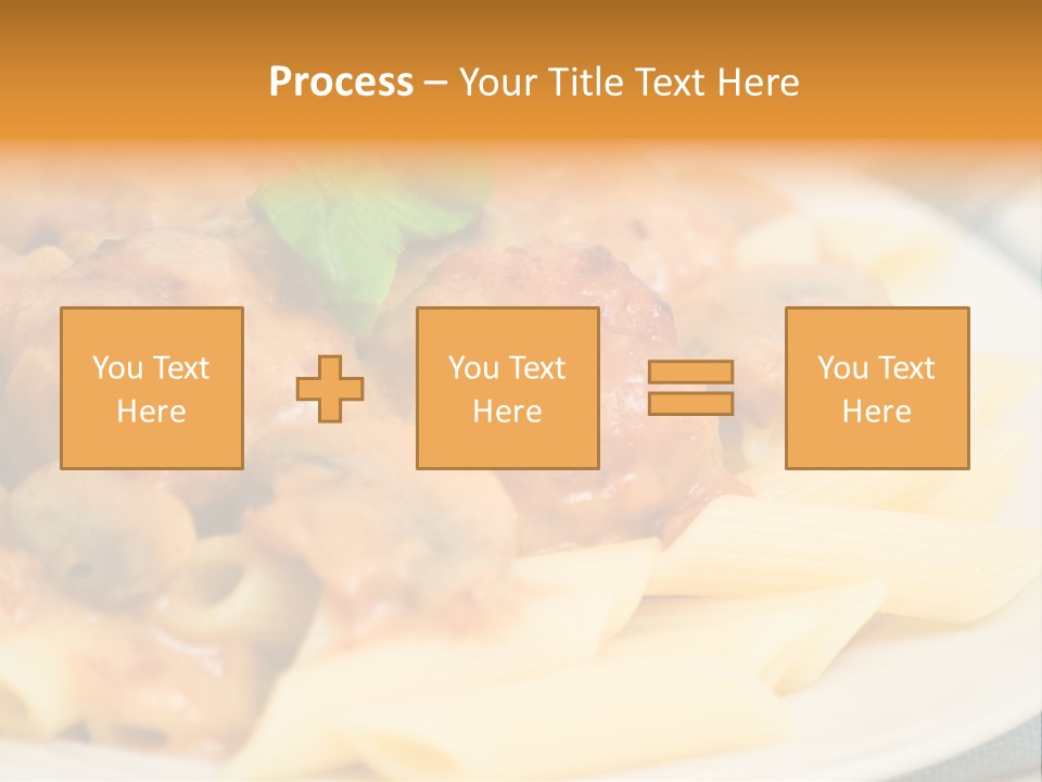 Pasta Restaurant Nobody PowerPoint Template