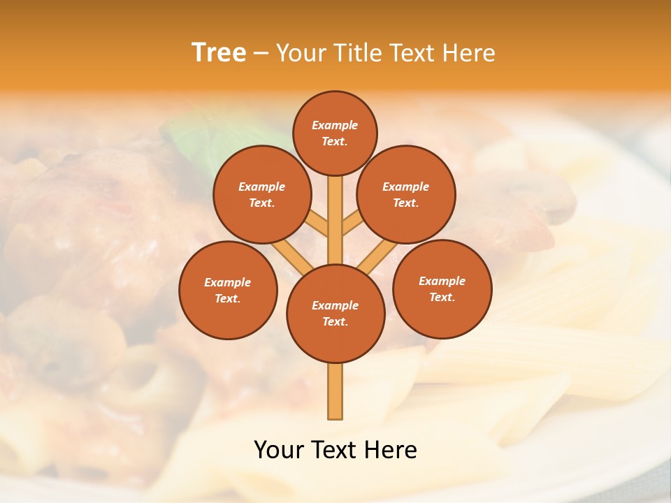 Pasta Restaurant Nobody PowerPoint Template