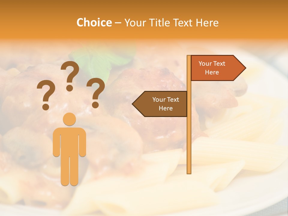 Pasta Restaurant Nobody PowerPoint Template