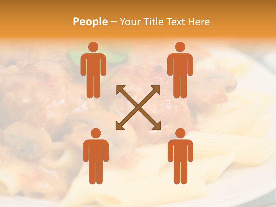 Pasta Restaurant Nobody PowerPoint Template