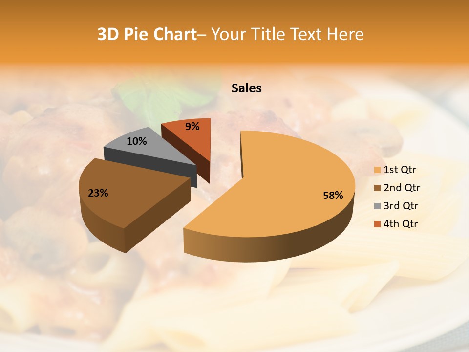 Pasta Restaurant Nobody PowerPoint Template