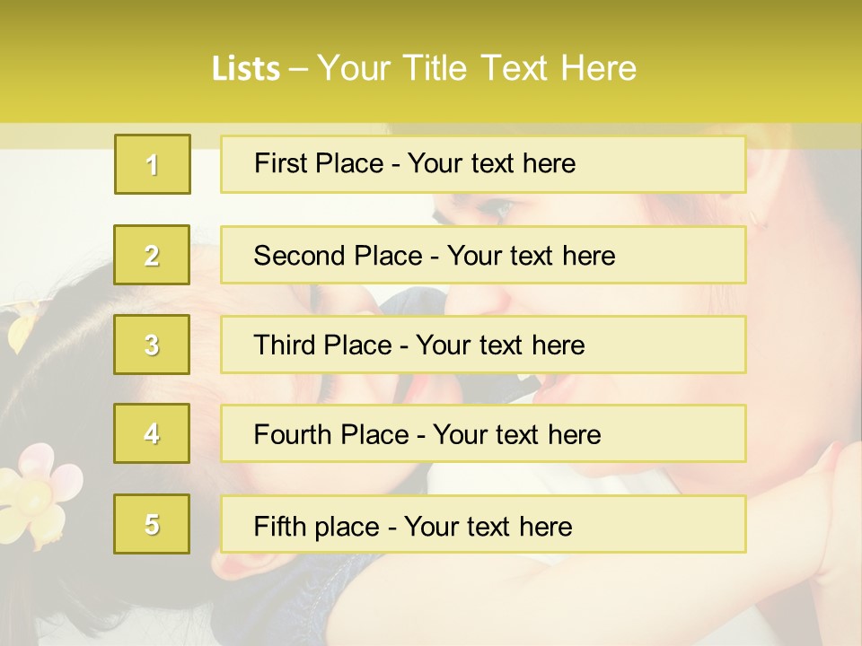 Preschooler Horizontal  PowerPoint Template