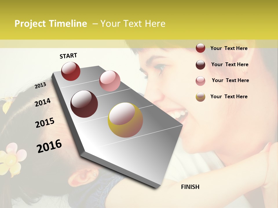 Preschooler Horizontal  PowerPoint Template