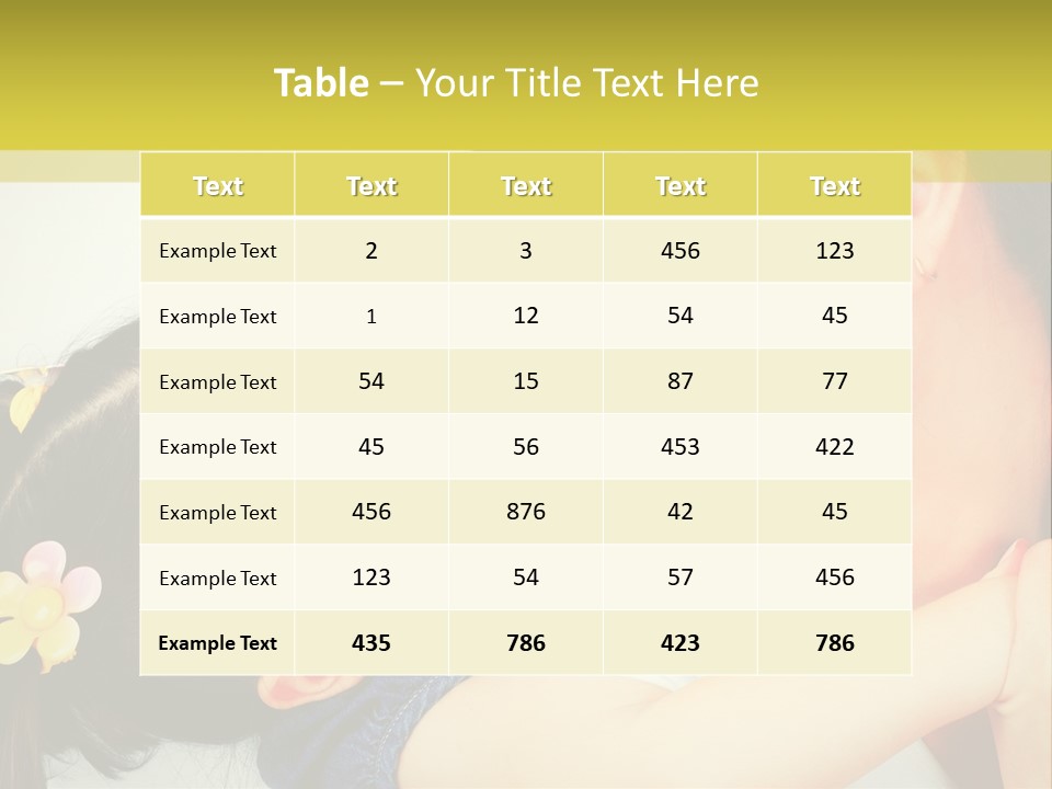 Preschooler Horizontal  PowerPoint Template