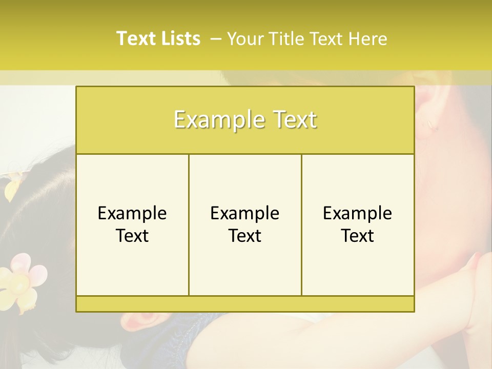 Preschooler Horizontal  PowerPoint Template