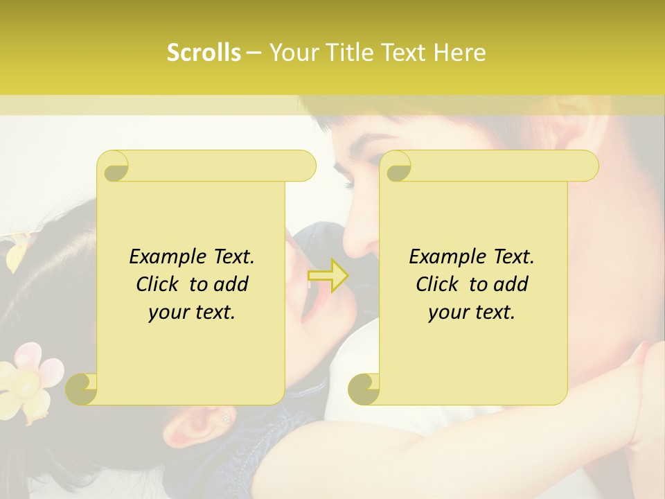 Preschooler Horizontal  PowerPoint Template