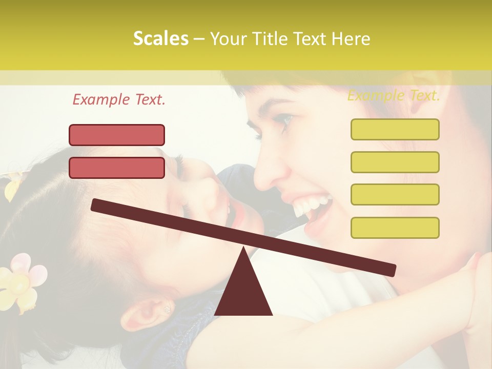 Preschooler Horizontal  PowerPoint Template