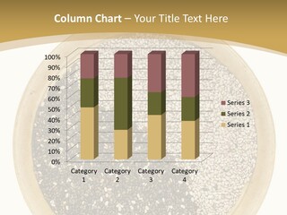 White Salvia Hispanica Antioxidant PowerPoint Template