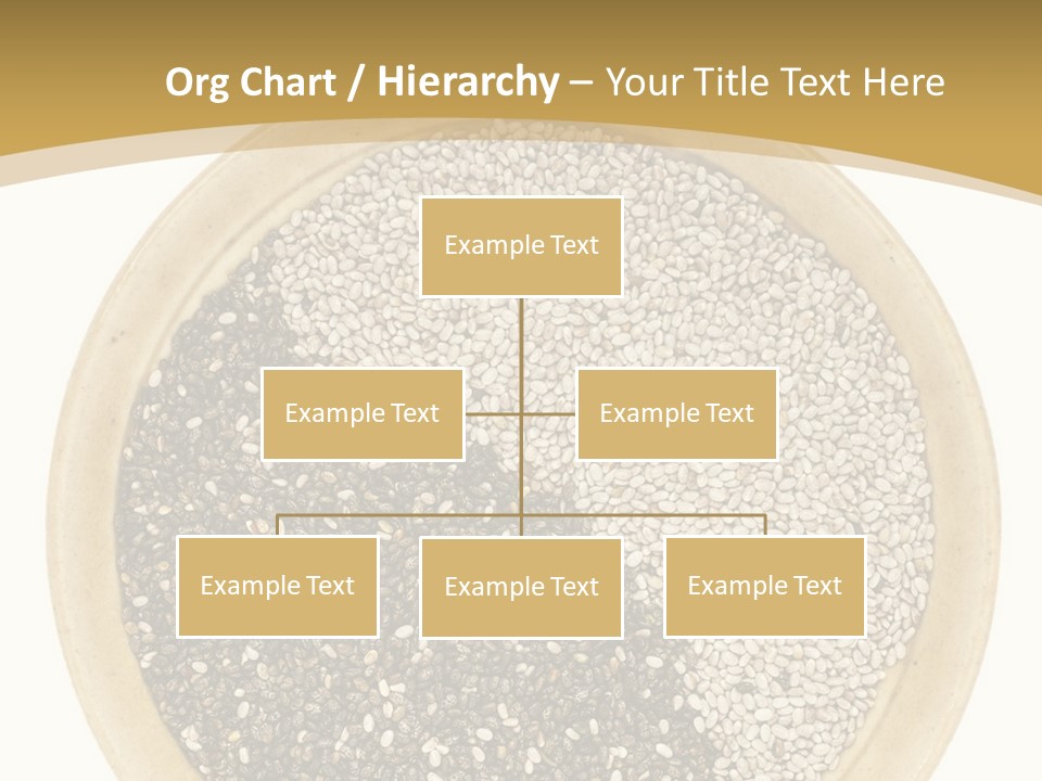 White Salvia Hispanica Antioxidant PowerPoint Template