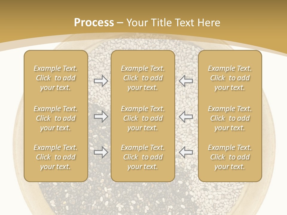 White Salvia Hispanica Antioxidant PowerPoint Template
