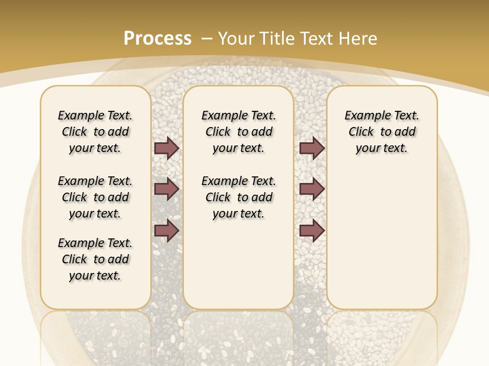 White Salvia Hispanica Antioxidant PowerPoint Template