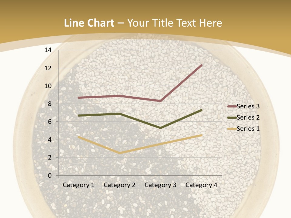 White Salvia Hispanica Antioxidant PowerPoint Template