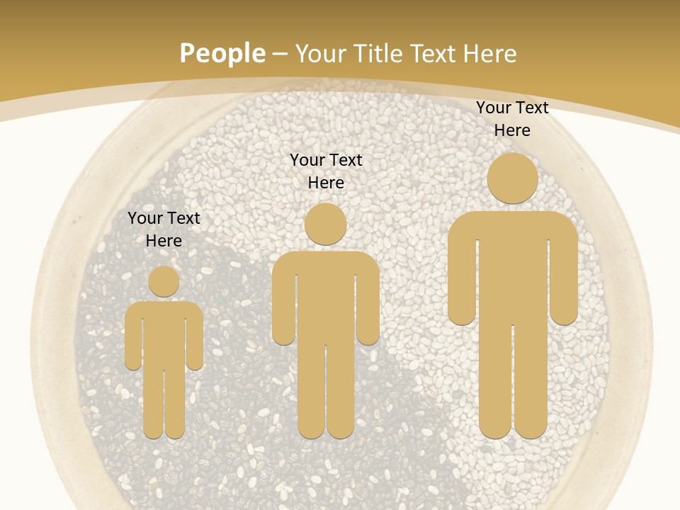 White Salvia Hispanica Antioxidant PowerPoint Template