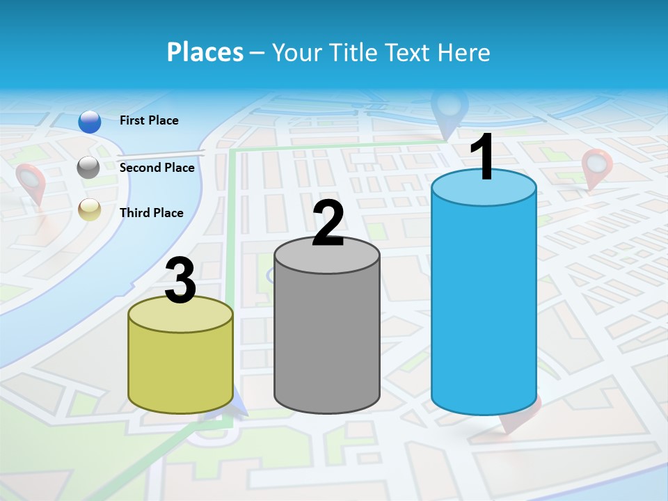 Gps Locality Park PowerPoint Template