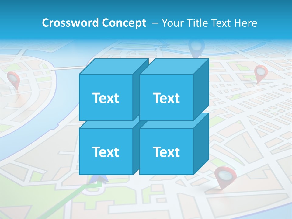 Gps Locality Park PowerPoint Template