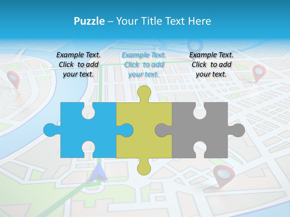 Gps Locality Park PowerPoint Template