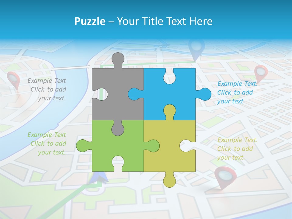 Gps Locality Park PowerPoint Template