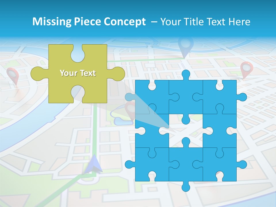 Gps Locality Park PowerPoint Template