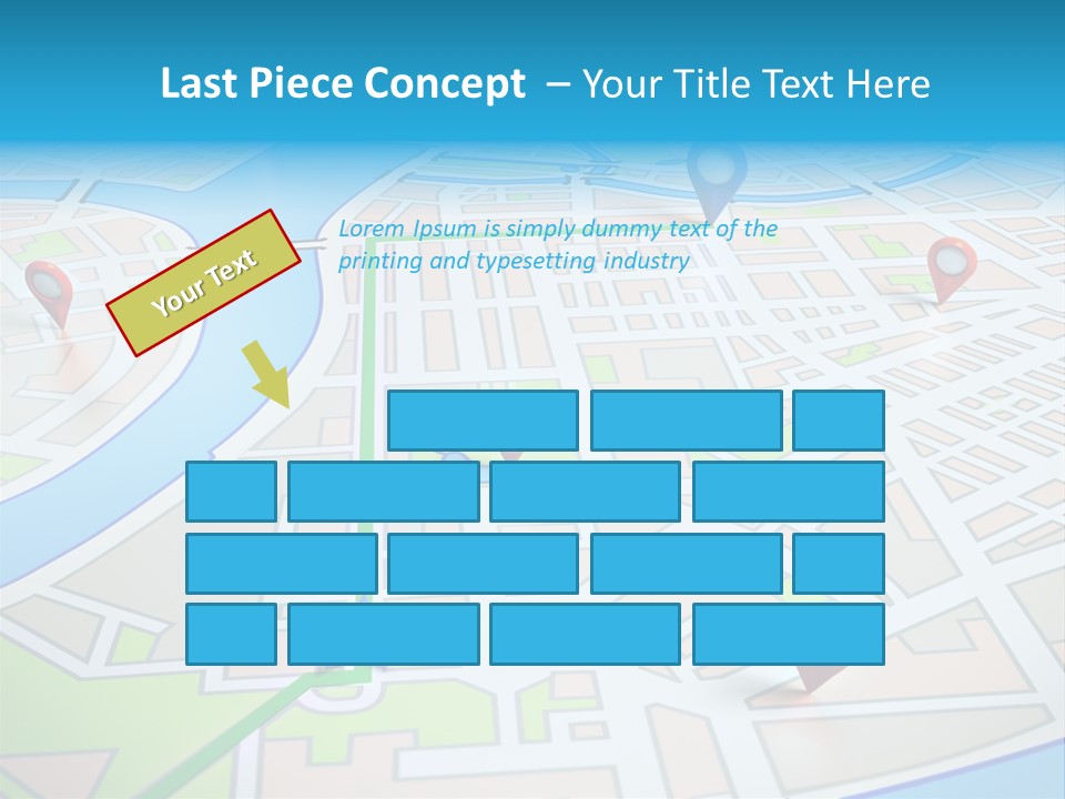Gps Locality Park PowerPoint Template