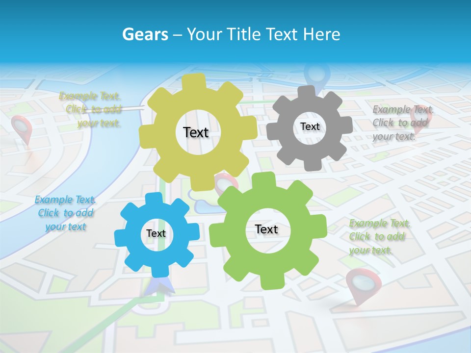 Gps Locality Park PowerPoint Template