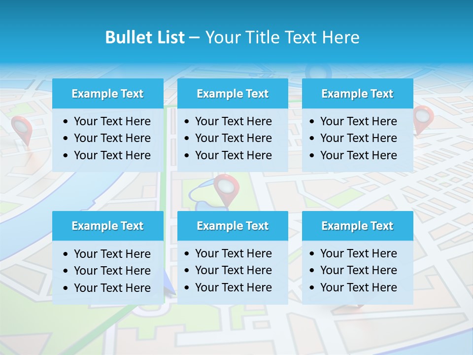 Gps Locality Park PowerPoint Template