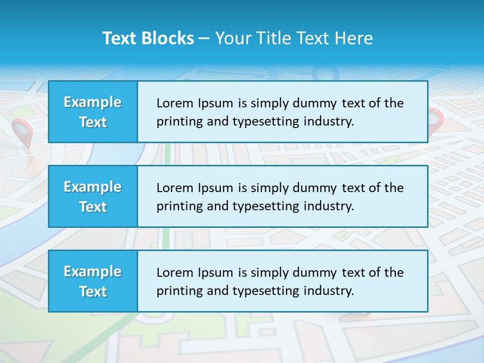 Gps Locality Park PowerPoint Template