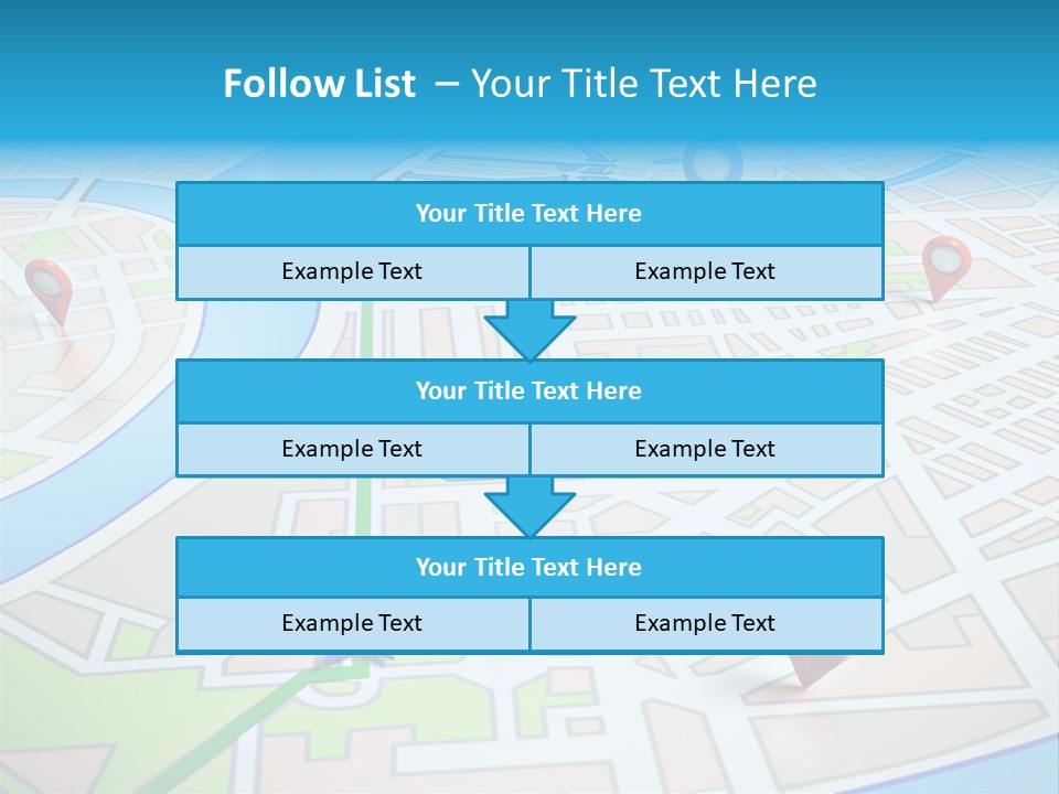 Gps Locality Park PowerPoint Template