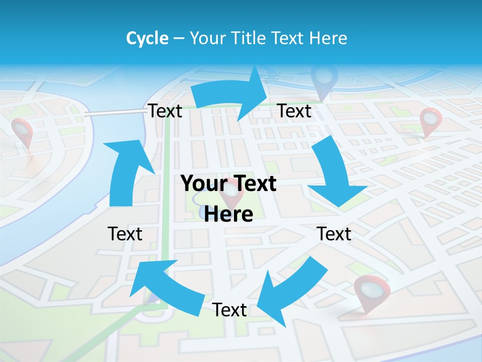 Gps Locality Park PowerPoint Template