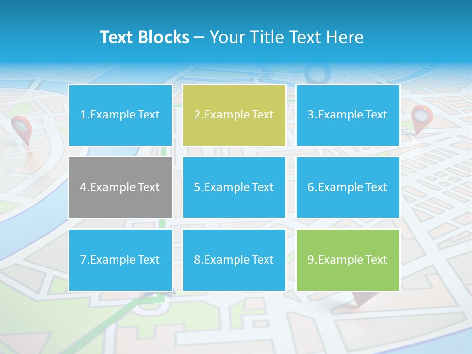Gps Locality Park PowerPoint Template
