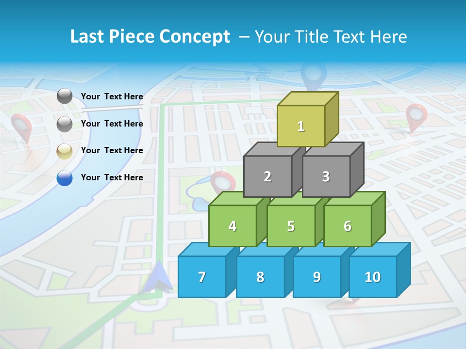 Gps Locality Park PowerPoint Template