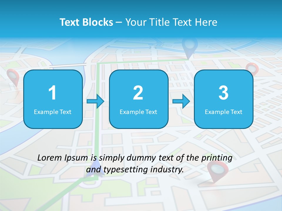 Gps Locality Park PowerPoint Template