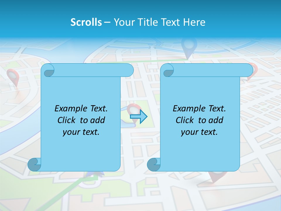 Gps Locality Park PowerPoint Template