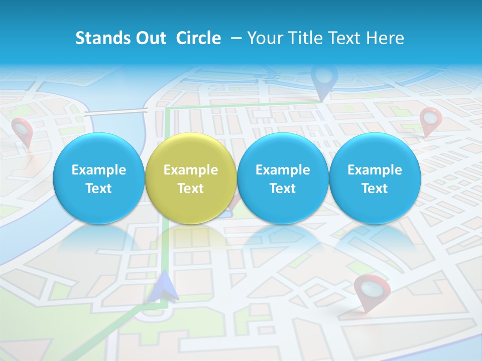 Gps Locality Park PowerPoint Template