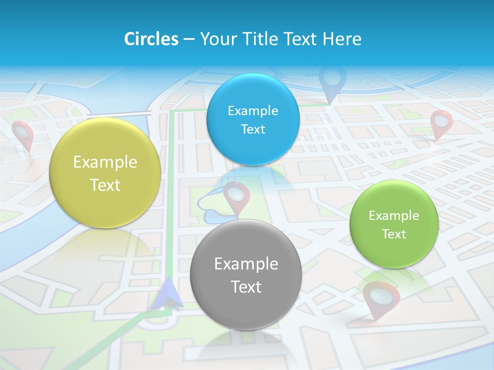 Gps Locality Park PowerPoint Template