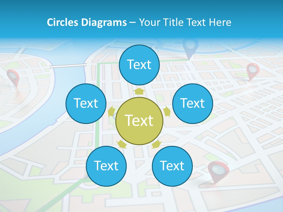 Gps Locality Park PowerPoint Template