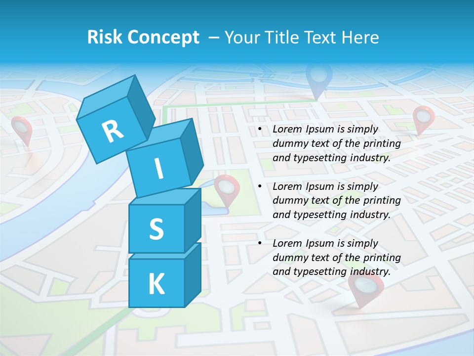 Gps Locality Park PowerPoint Template