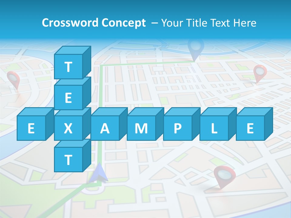 Gps Locality Park PowerPoint Template