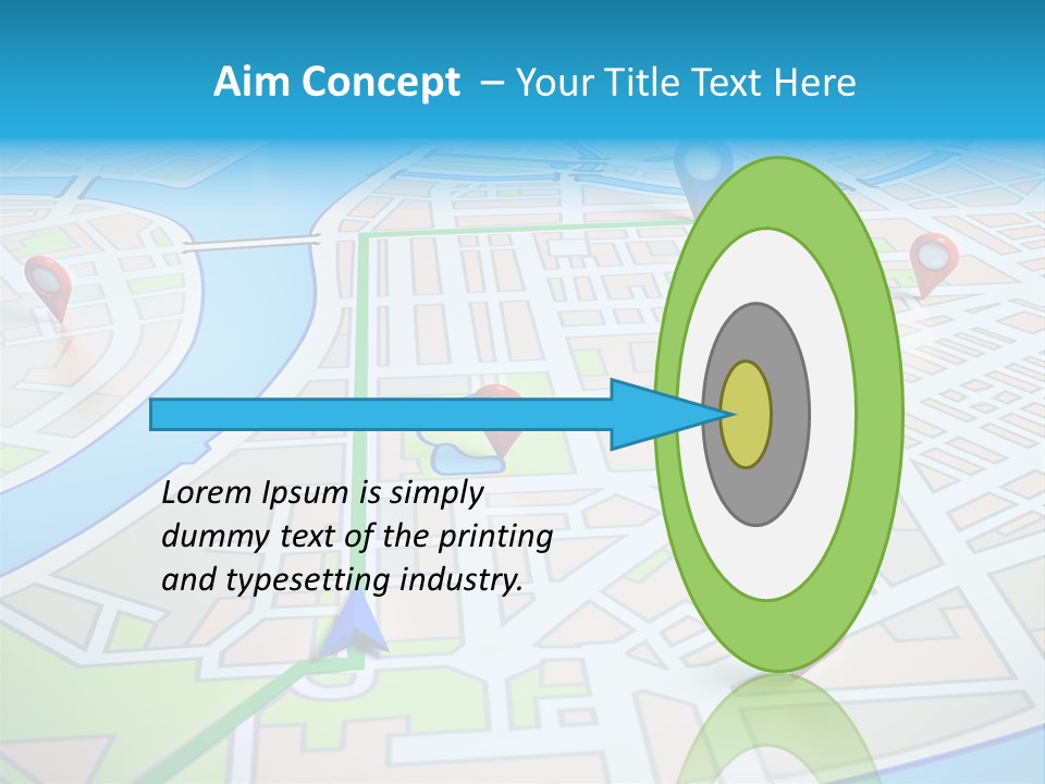 Gps Locality Park PowerPoint Template