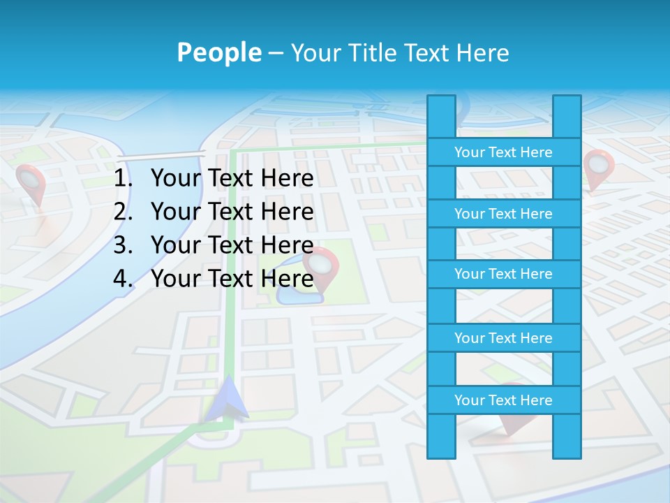 Gps Locality Park PowerPoint Template