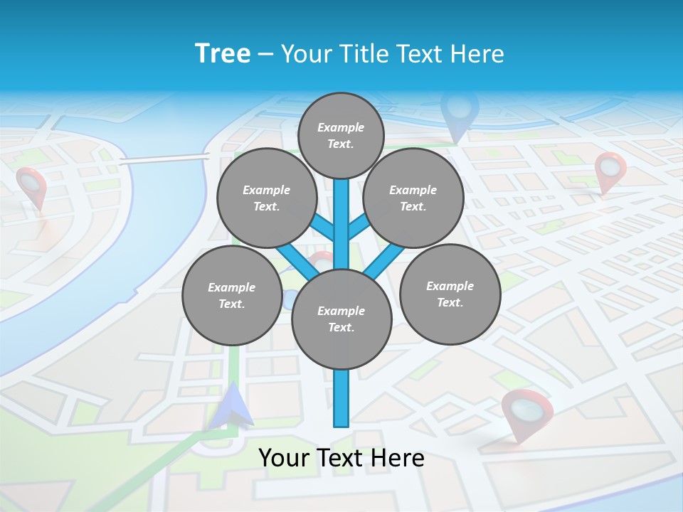 Gps Locality Park PowerPoint Template