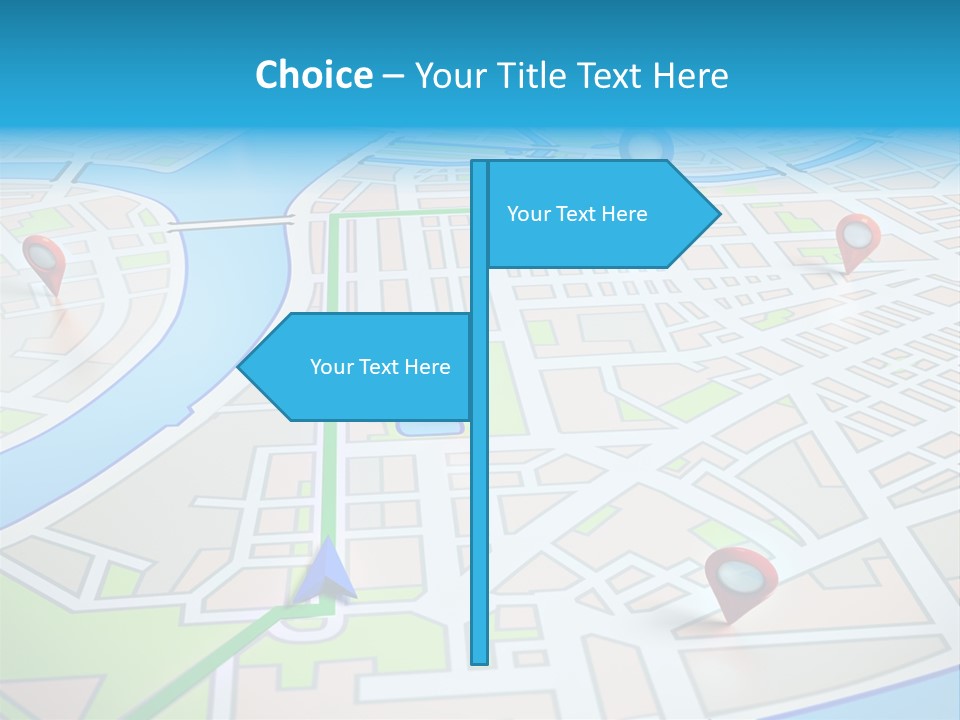 Gps Locality Park PowerPoint Template