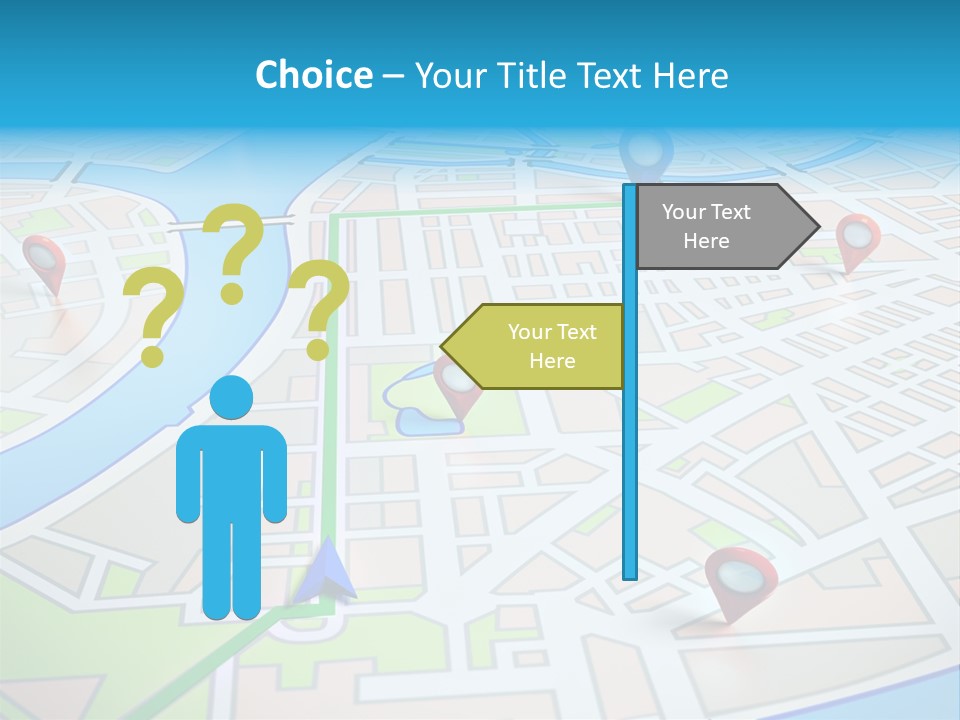 Gps Locality Park PowerPoint Template