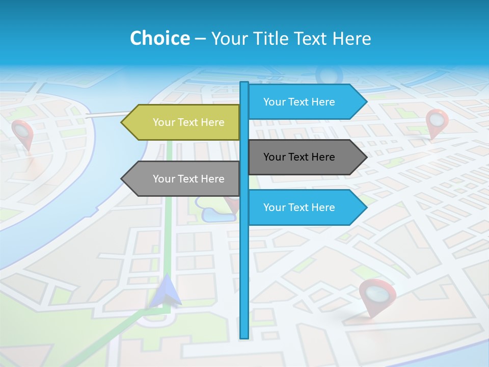 Gps Locality Park PowerPoint Template