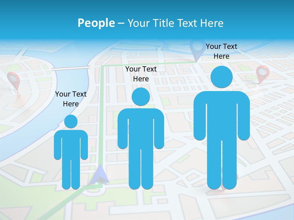 Gps Locality Park PowerPoint Template